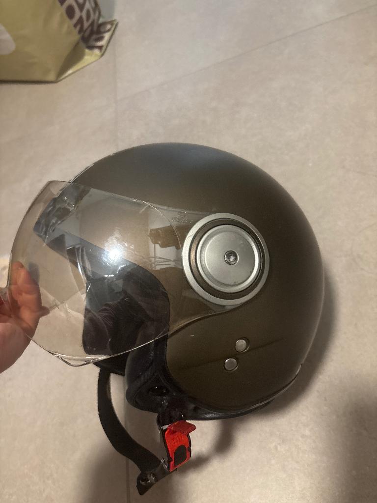 Scooter helm taupe, Ophalen of Verzenden, Zo goed als nieuw, Overige typen, Overige merken