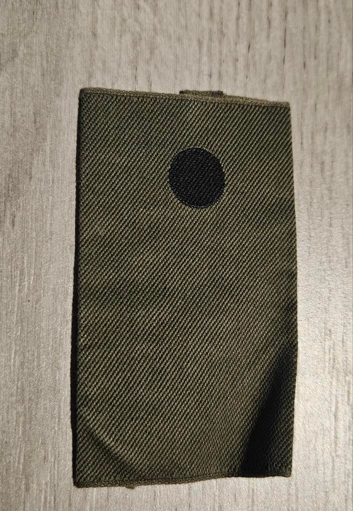 KL Rang gevechtstenue Zwart/groen, Verzenden, Landmacht, Nederland, Embleem of Badge