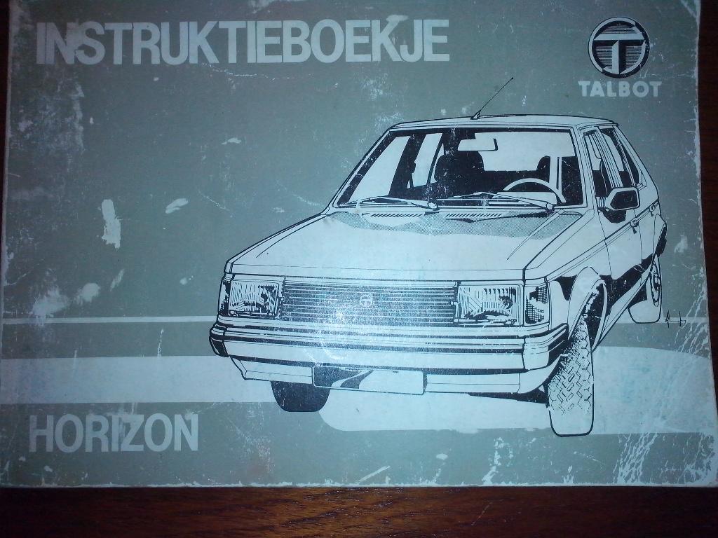 Simca Chrysler Talbot Horizon Instructieboekje / handleiding, Ophalen of Verzenden
