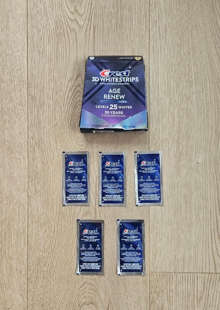 CREST 3D Whitestrips Sterkste Variant 5-dagen/ 10 strips, Ophalen of Verzenden, Nieuw, Overige typen