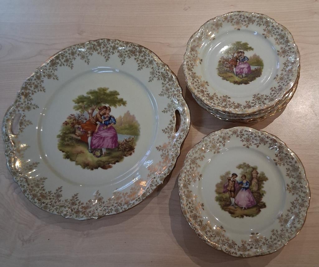 Kronester Bavaria 3941 Gebaksset, Antiek en Kunst, Antiek | Servies compleet, Ophalen