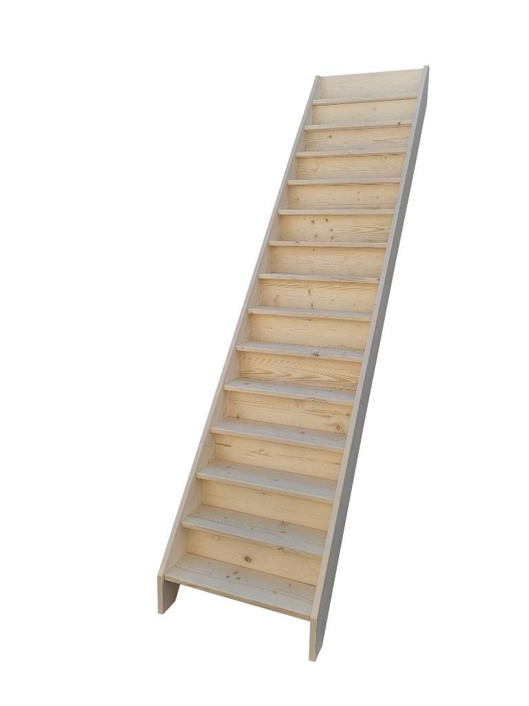 Molenaarstrap 300 cm 80 cm open of dicht, Doe-het-zelf en Verbouw, Ladders en Trappen, Ophalen of Verzenden, Nieuw, Trap, 2 tot 4 meter