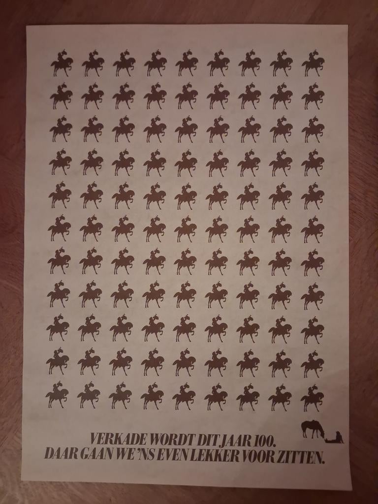 Verkade Poster 1986 + Boek - 100 Jaar Verkade, Boeken, Ophalen, 20e eeuw of later, Nieuw