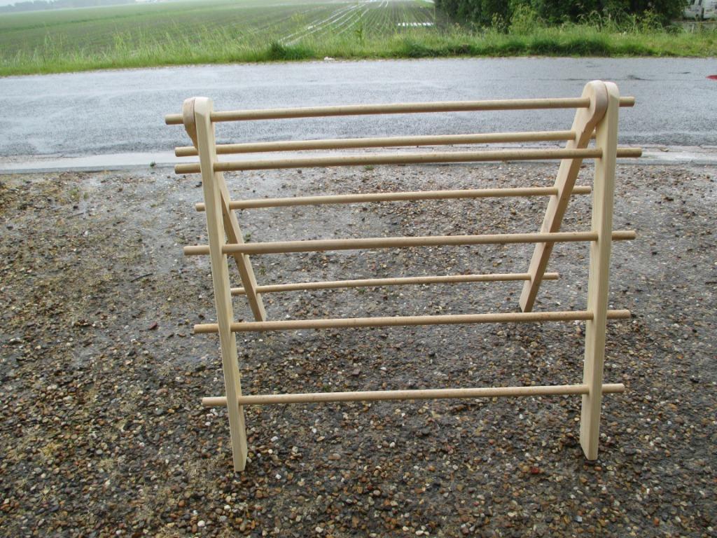 Prachtig !! Klein Houten Wasrek - Droogrek - Linnenrek, Tuin en Terras, Droogmolens en Wasrekken, Ophalen of Verzenden, Nieuw