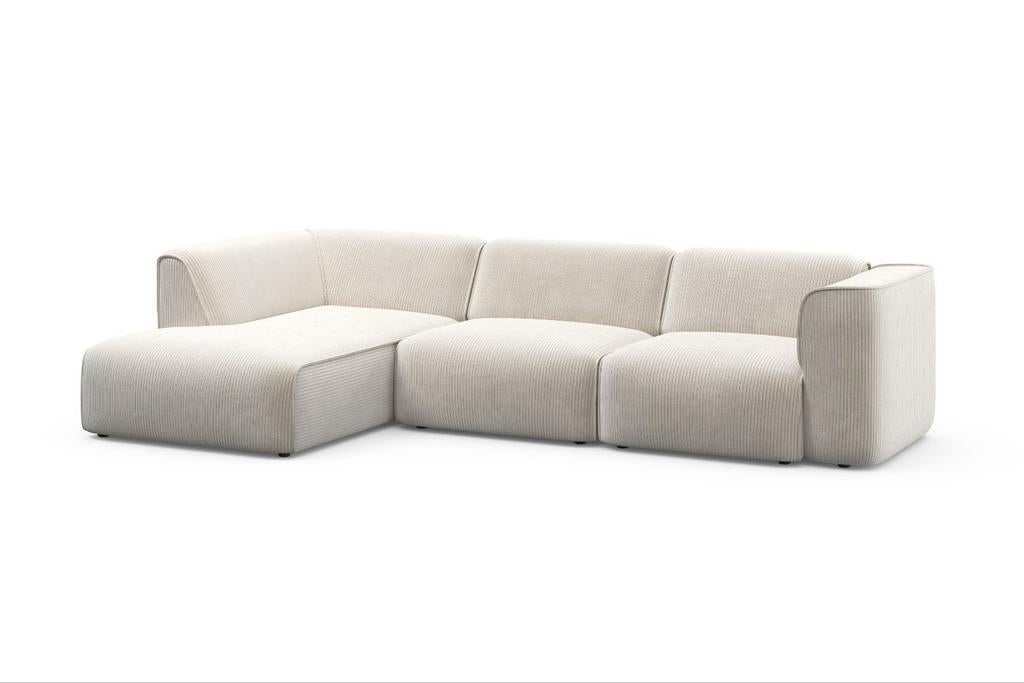 Nieuwe moderne modulaire hoekbank trendy loungebank bankstel, Huis en Inrichting, Banken | Bankstellen, Zo goed als nieuw, Hoekbank