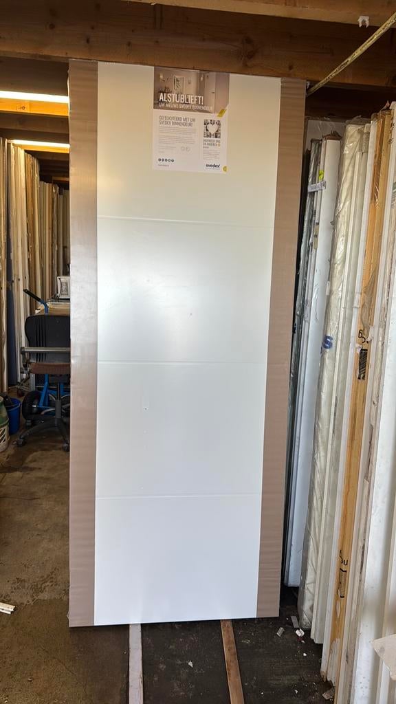 Verschillende Stompe binnendeur freeslijnen 93x231.5 cm, Ophalen, 80 tot 100 cm, 215 cm of meer, Binnendeur