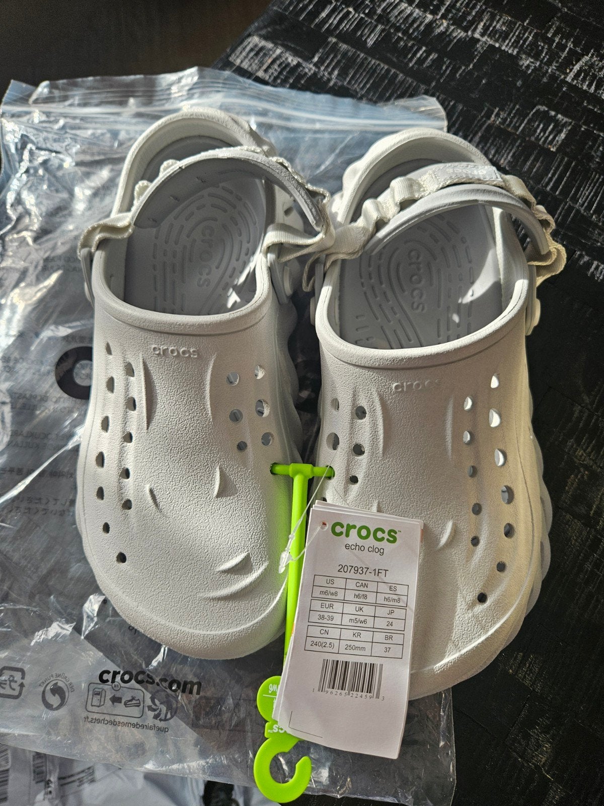 Crocs Echo Clog - Maat 38-39 NIEUW, Slippers, Nieuw, Ophalen of Verzenden, Crocs