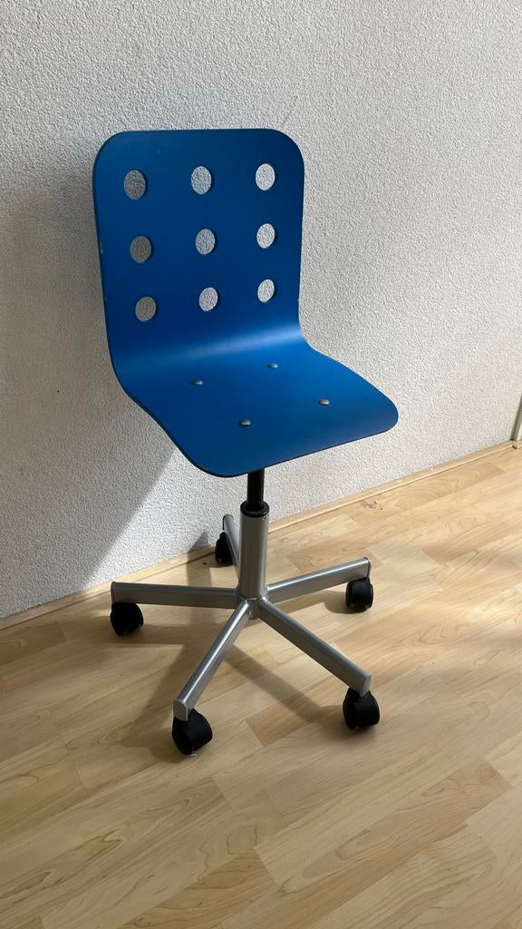 Ikea bureaustoel Jules, Ophalen, Gebruikt, Blauw, Bureaustoel