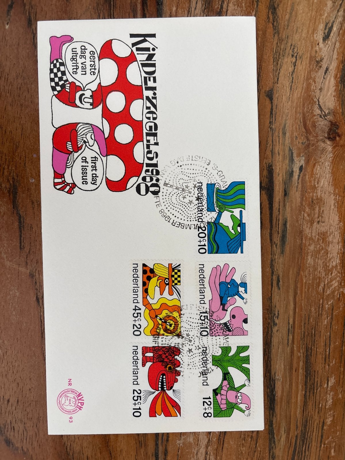 Kinderzegels 1969 - Eerste Dag van Uitgifte, Ophalen of Verzenden, Na 1940, Postfris