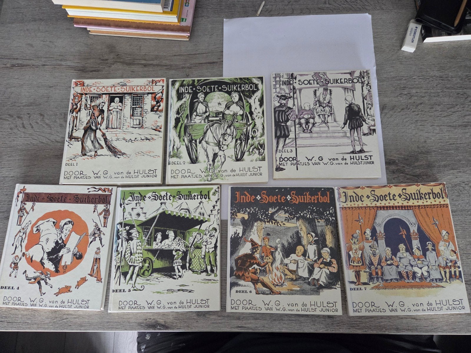 In de Soete Suikerbol - W.G. van de Hulst (7 delen), Boeken, Ophalen of Verzenden, Gelezen, W.G. van de Hulst, Fictie algemeen