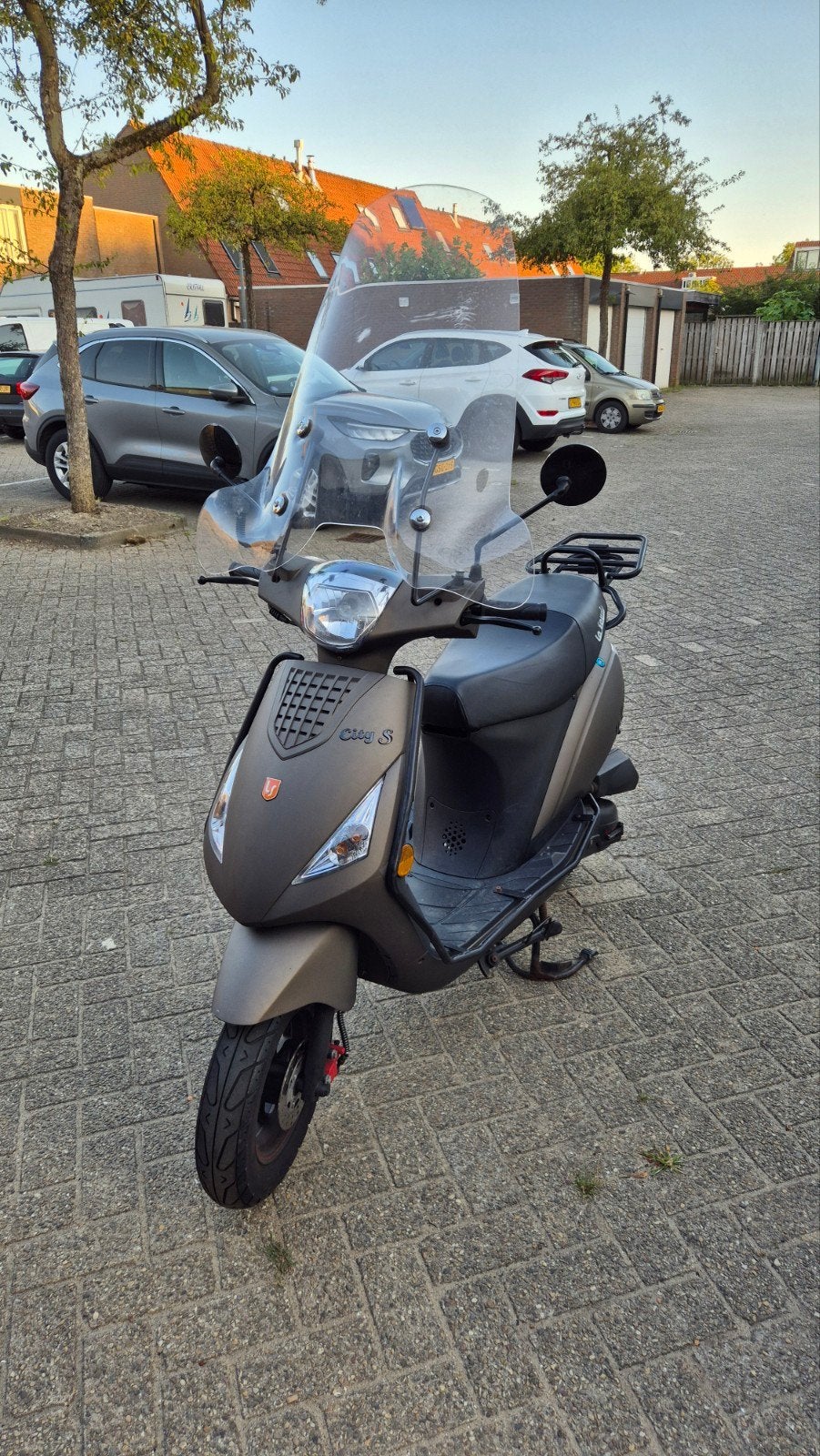 La Souris City S – Kleur Titanium - 5162 kilometerstand, Fietsen en Brommers, Snorfietsen en Snorscooters, Gebruikt, Benzine, Ophalen