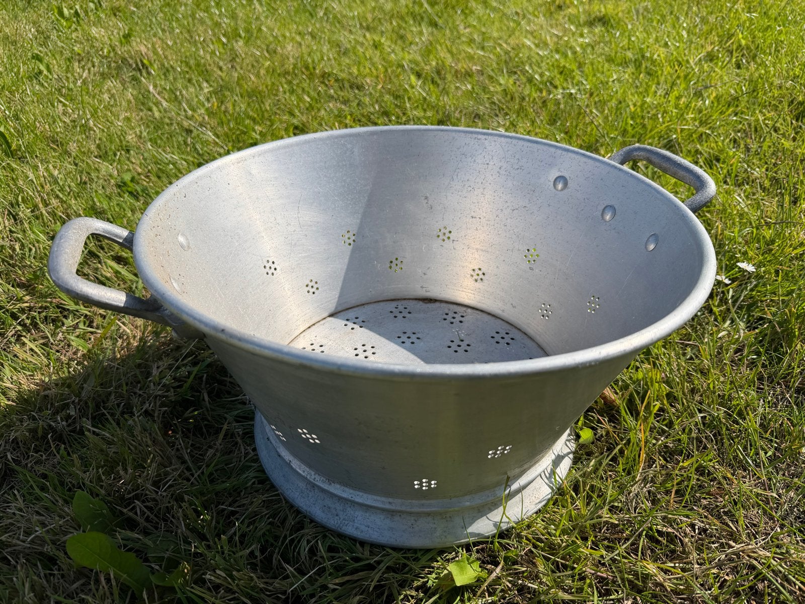 Vintage Artriola aluminium vergiet/zeef, Ophalen of Verzenden