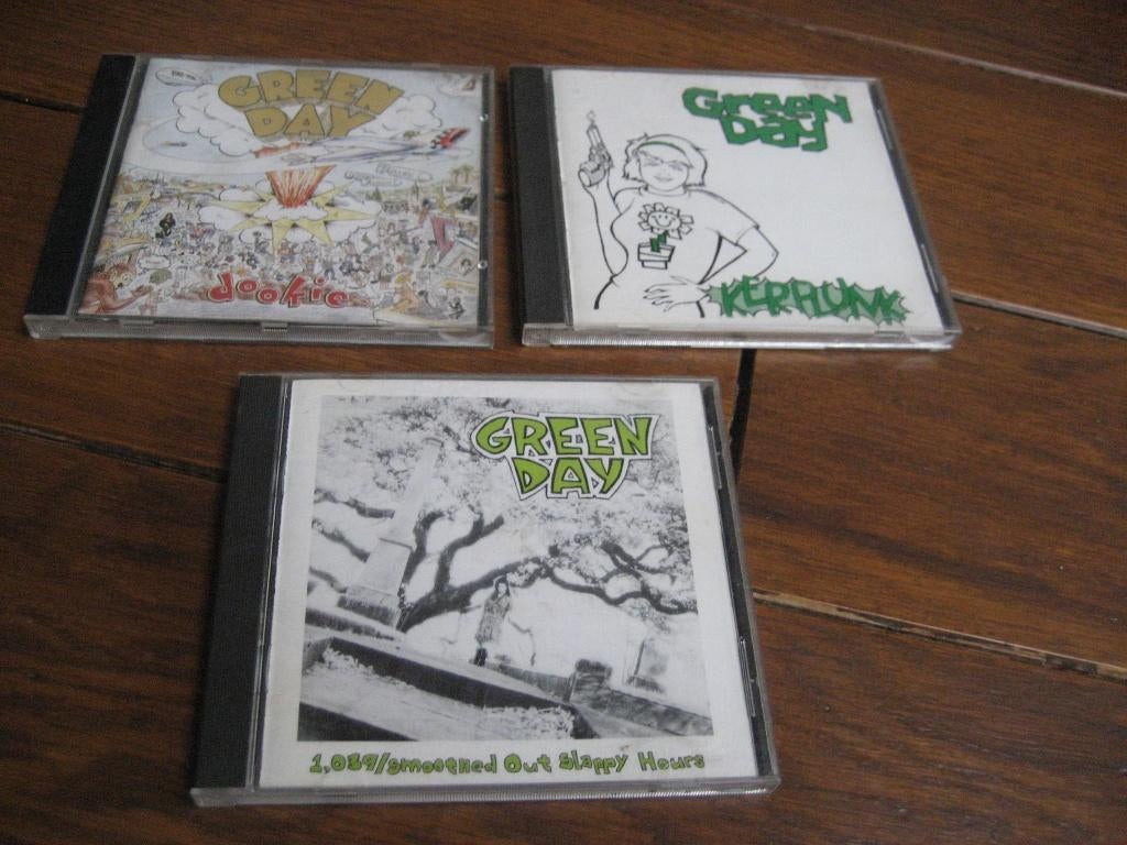 Green day albums 5x punk, Cd's en Dvd's, Ophalen of Verzenden, Gebruikt, Poprock