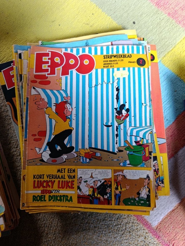 EPPO weekblad 1979, 1980 & 1983 jaargang, Boeken, Meerdere stripboeken, Ophalen, Zo goed als nieuw