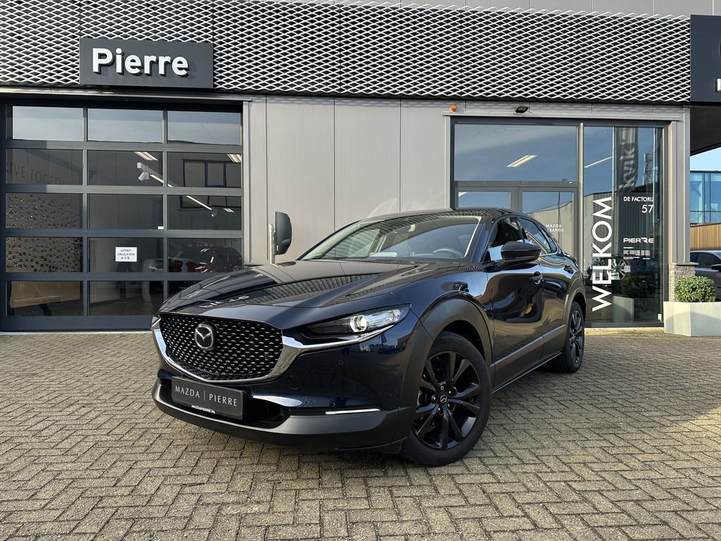 Mazda CX-30 2.0 e-SkyActiv-X M Hybrid Homura | TREKHAAK | ST, 1998 cc, Stof, Gebruikt, Blauw