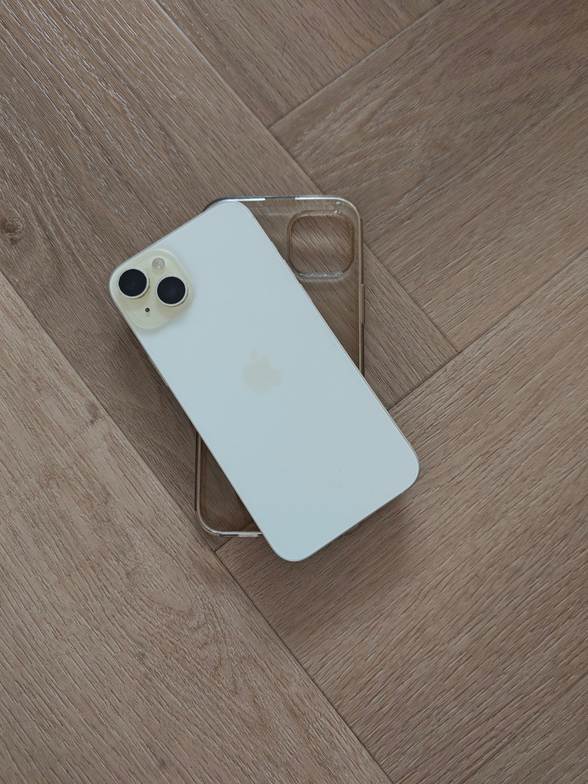 iPhone 15 Plus 128GB - Zo goed als nieuw, goede batterij, Telecommunicatie, Mobiele telefoons | Apple iPhone, 128 GB, Wit, Ophalen of Verzenden