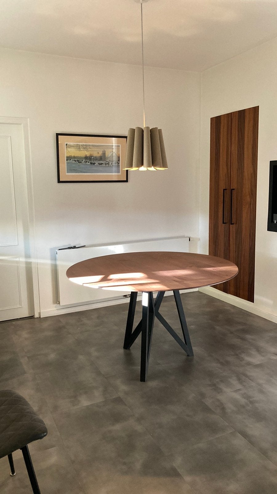 Ronde eettafel 1.30, Ophalen, Zo goed als nieuw, Vijf personen of meer, 100 tot 150 cm