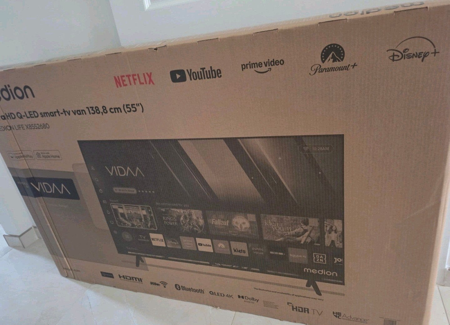 Nieuwe Medion 55 inch 4K Q-LED Smart TV (MEDION LIFE, Ophalen