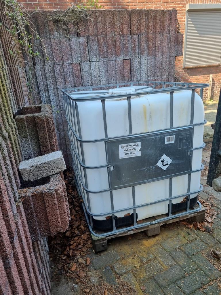 IBC container 1000 liter - ideaal voor wateropslag, Ophalen