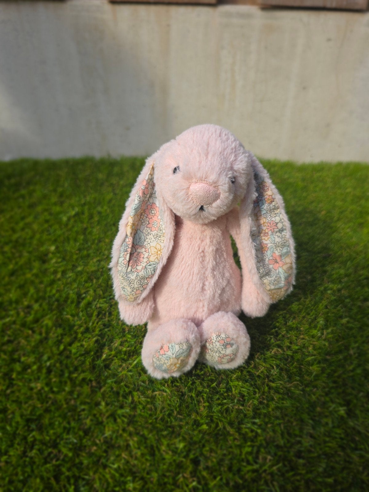 Jellycat Blossom Blush Bunny - Klein - Retired, Jellycat, Konijn, Ophalen of Verzenden, Roze