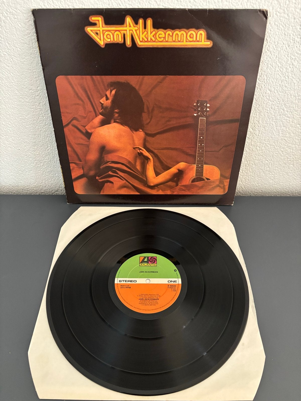Jan Akkerman - Jan Akkerman LP (1977) - Classic Rock, Beschermende buitenhoes, LP, Gebruikt, Ophalen of Verzenden
