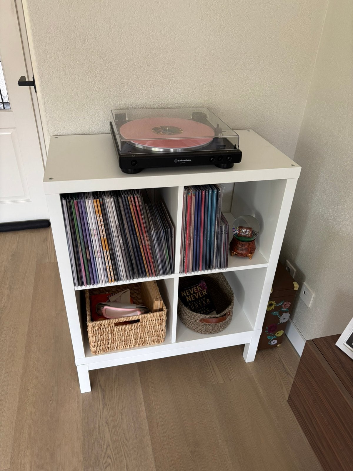 Platenkast KALLAX Ikea, Audio, Tv en Foto, Platenspelers, Ophalen, Zo goed als nieuw, Overige merken