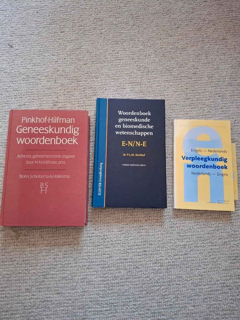 Pinkhof Woordenboek geneeskunde, Verzenden, Zo goed als nieuw, Overige uitgevers, Nederlands