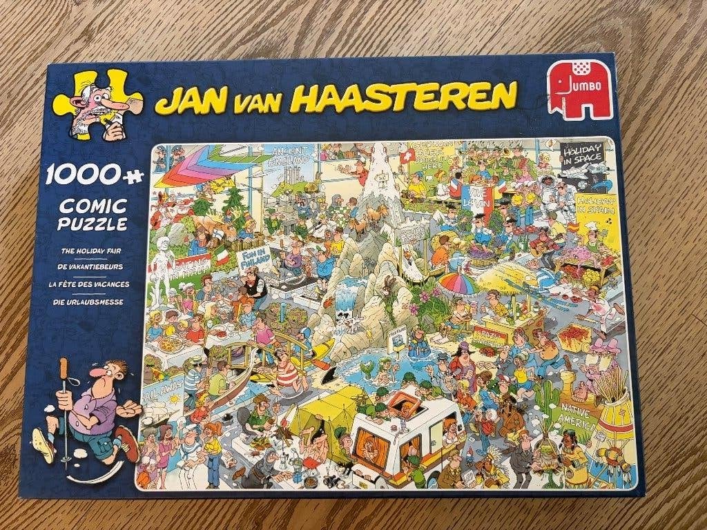Jan van Haasteren puzzel 1000 stukjes, Ophalen of Verzenden, 500 t/m 1500 stukjes, Zo goed als nieuw, Legpuzzel