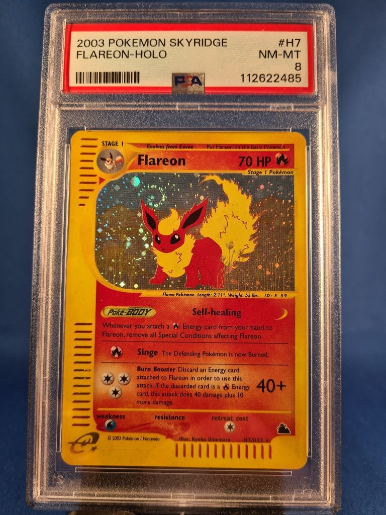 Flareon H7/144 - Skyridge (PSA 8), Verzenden, Gebruikt
