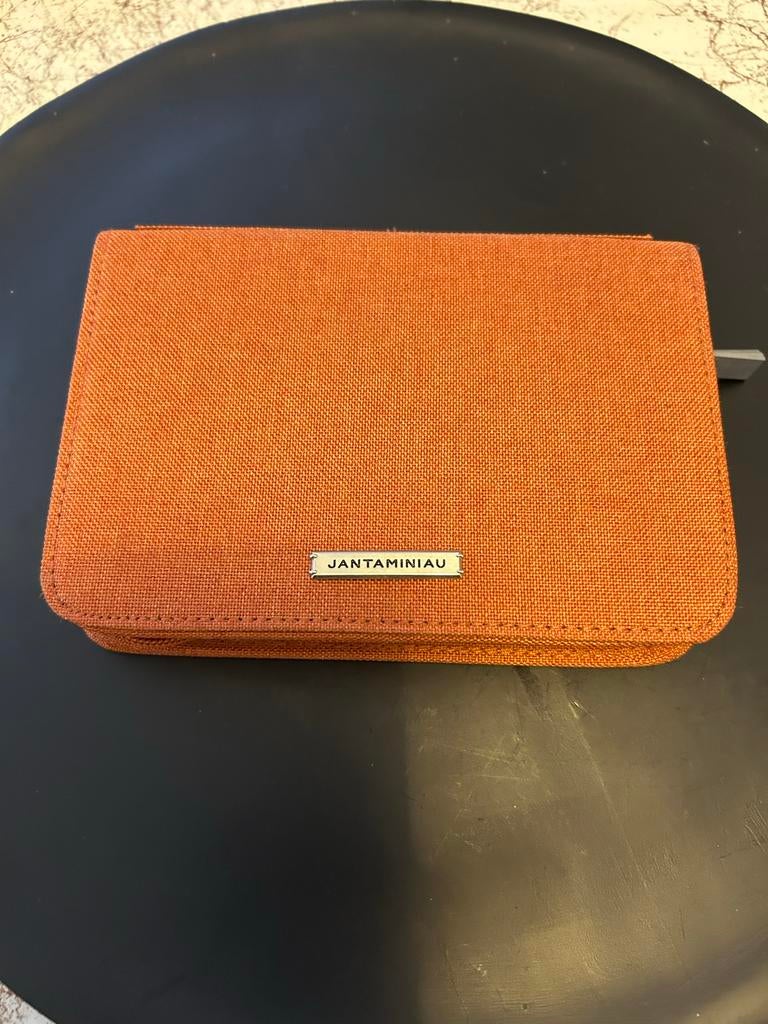 JANTAMINIAU x KLM etui/portemonnee, Sieraden, Tassen en Uiterlijk, Ophalen of Verzenden, Gebruikt, Oranje, Overige merken