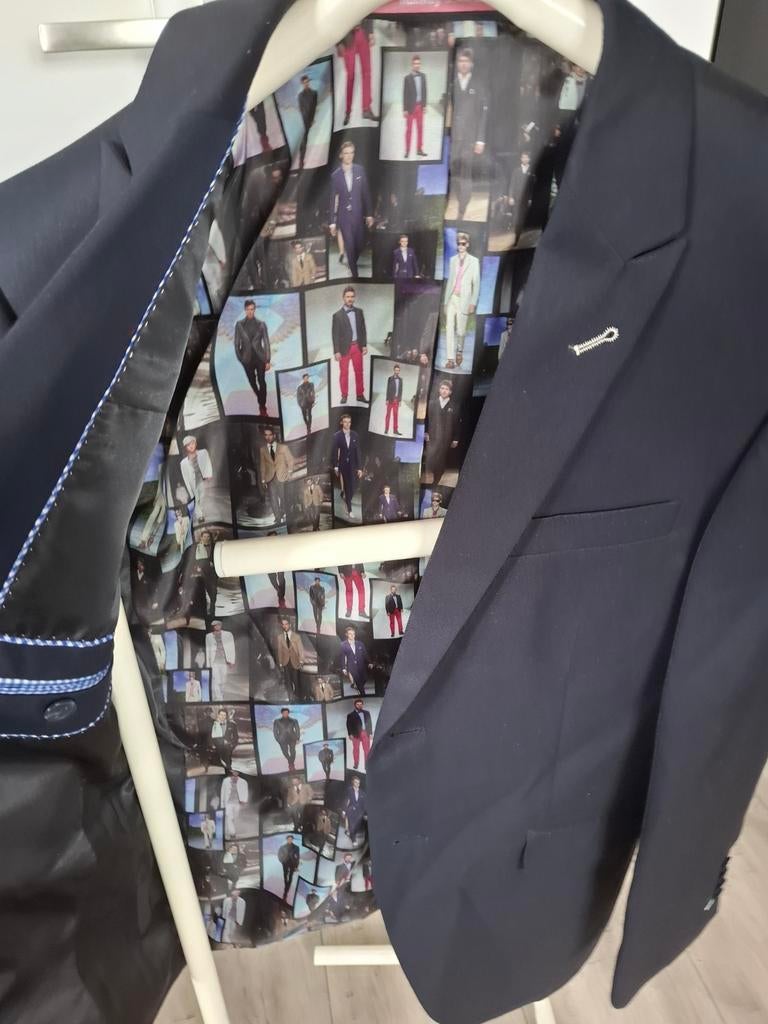 Only for men Runway gala pak kostuum, Ophalen of Verzenden, Zo goed als nieuw, Blauw