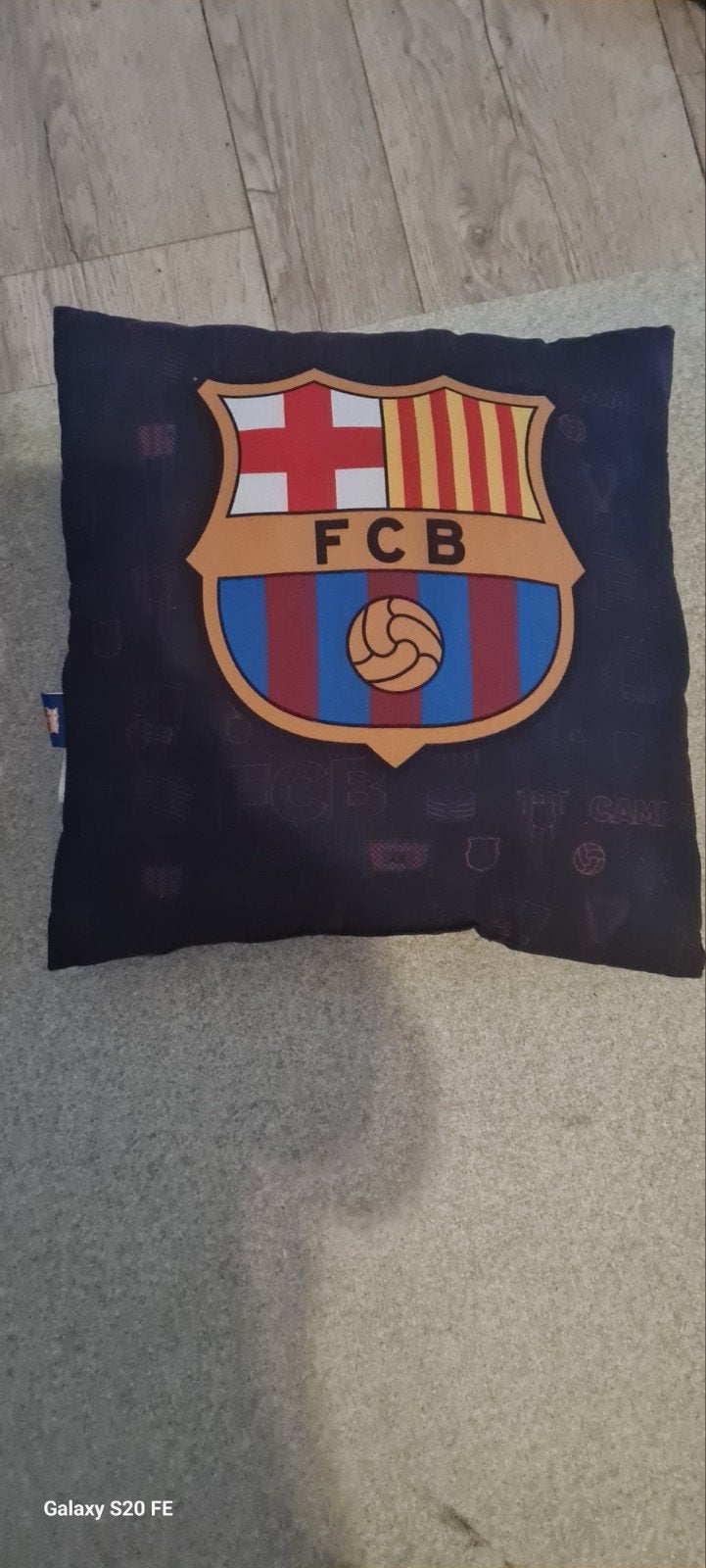1 originele Barcelona kussen voor €12,50, Ophalen of Verzenden, Zo goed als nieuw, Buitenlandse clubs, Overige typen