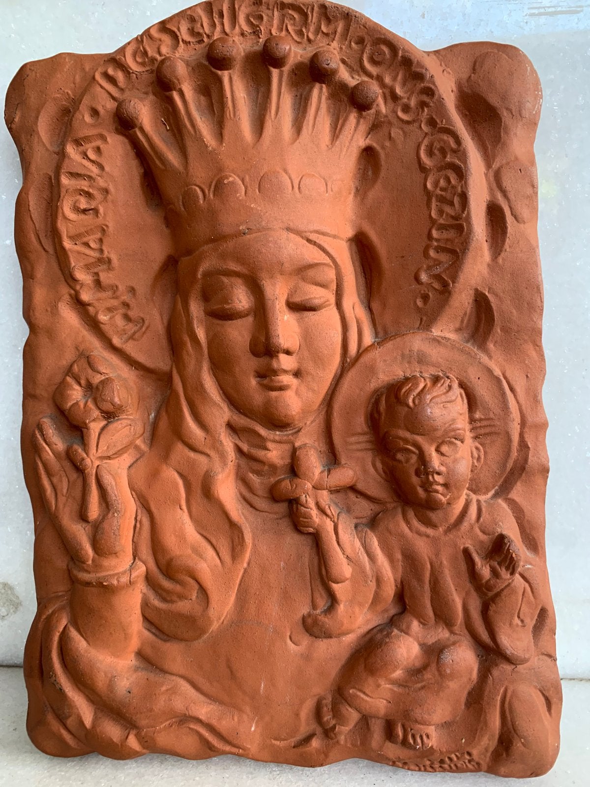 Gevelsteen/ terra cotta., Ophalen of Verzenden