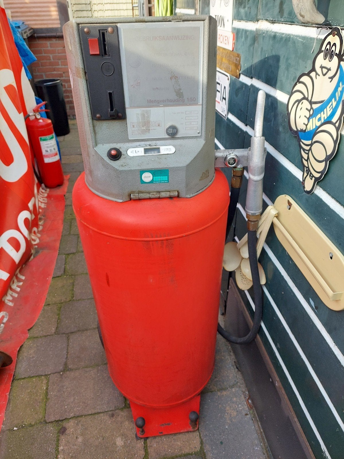 Benzinepomp zeldzaam, Verzamelen, Ophalen, Gebruikt