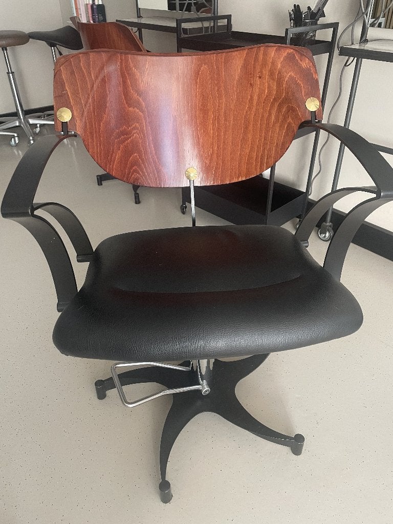Vintage knipstoelen, Ophalen, Gebruikt, Rond, Minder dan 100 cm