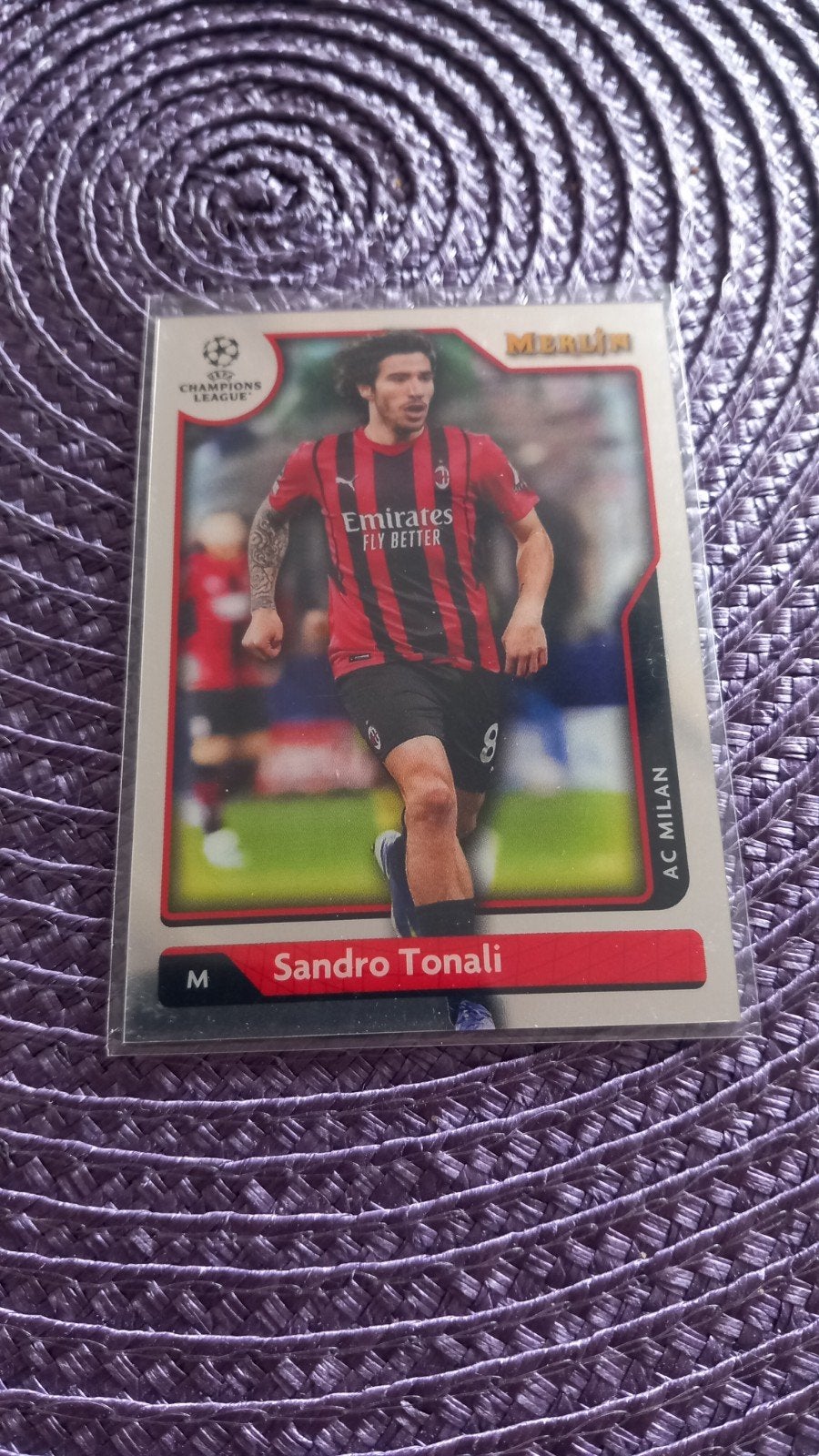 Sandro Tonali Spelerskaart - AC Milan - Champions League, Ophalen of Verzenden