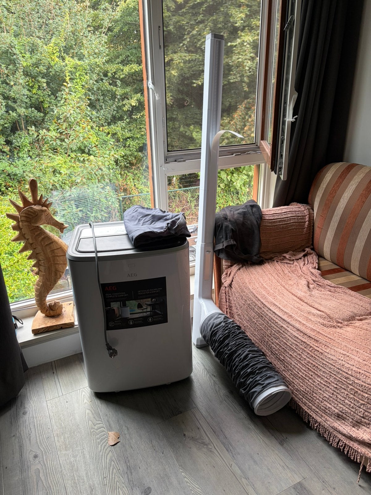 Mobiele airco AEG AXP34U338HW, Ophalen, Zo goed als nieuw