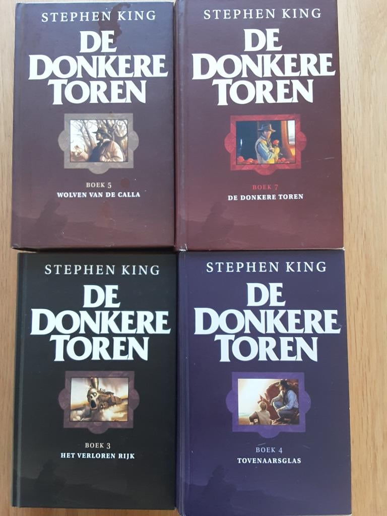 Stephen King - De Donkere Toren Boeken 3, 5, 7 Hardcover, Ophalen of Verzenden, Gelezen, Stephen King