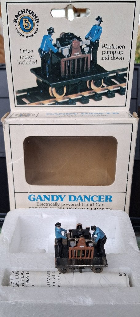 Bachmann  gandy  dancer  treintje  h0, Overige merken, Treinset, Gelijkstroom, Verzenden