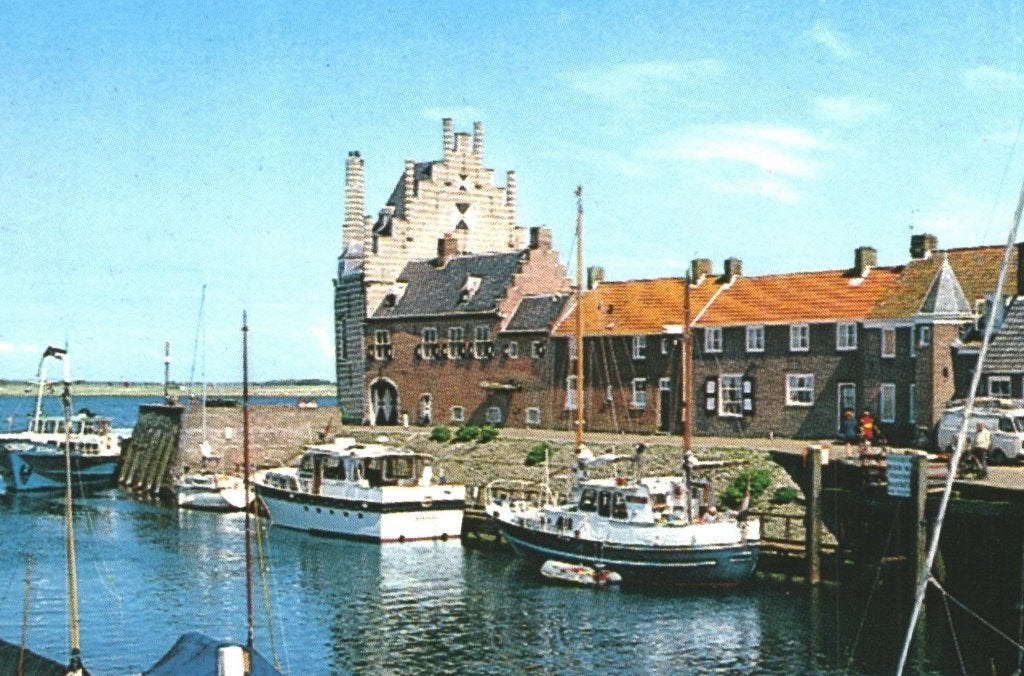 37562 Veere Zeeland Nette oude kaart Onbeschreven, Ophalen of Verzenden, 1960 tot 1980, Ongelopen, Zeeland