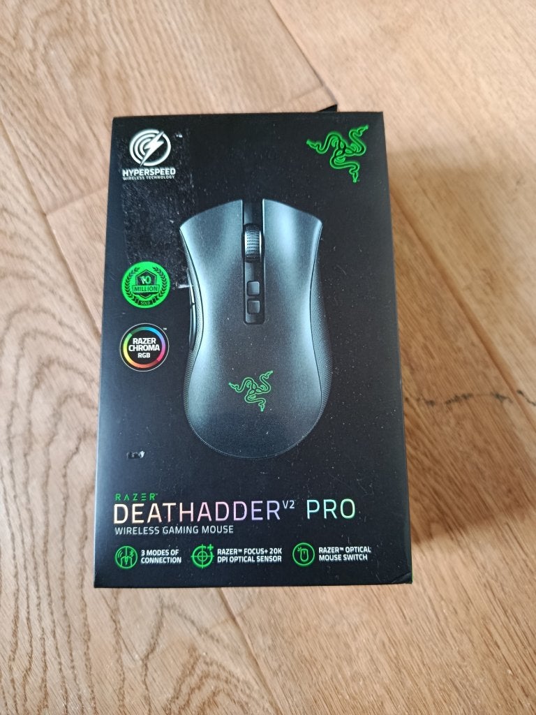 Razer DeathAdder V2 Pro, Ophalen, Muis, Gebruikt, Gaming muis