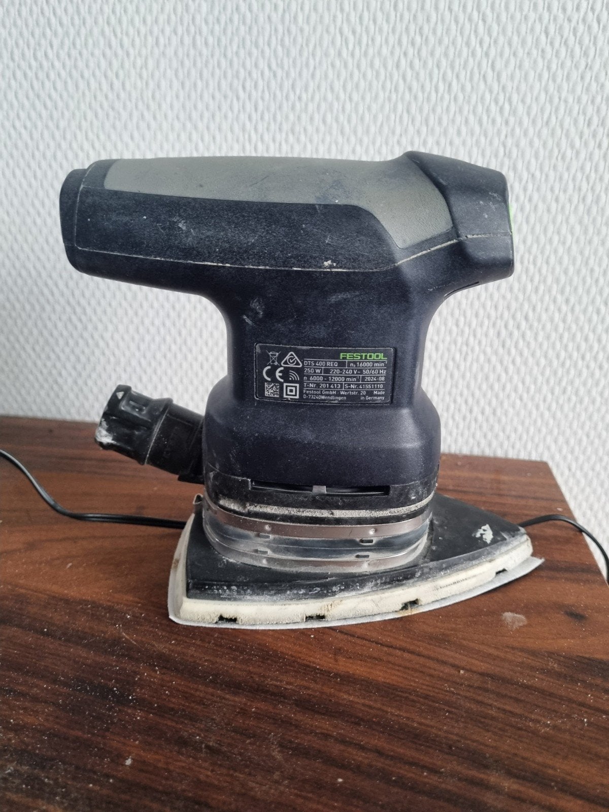 Festool DTS 400 REQ vlakschuurmachine, Verzenden, Gebruikt, Minder dan 600 watt, Vlakschuurmachine