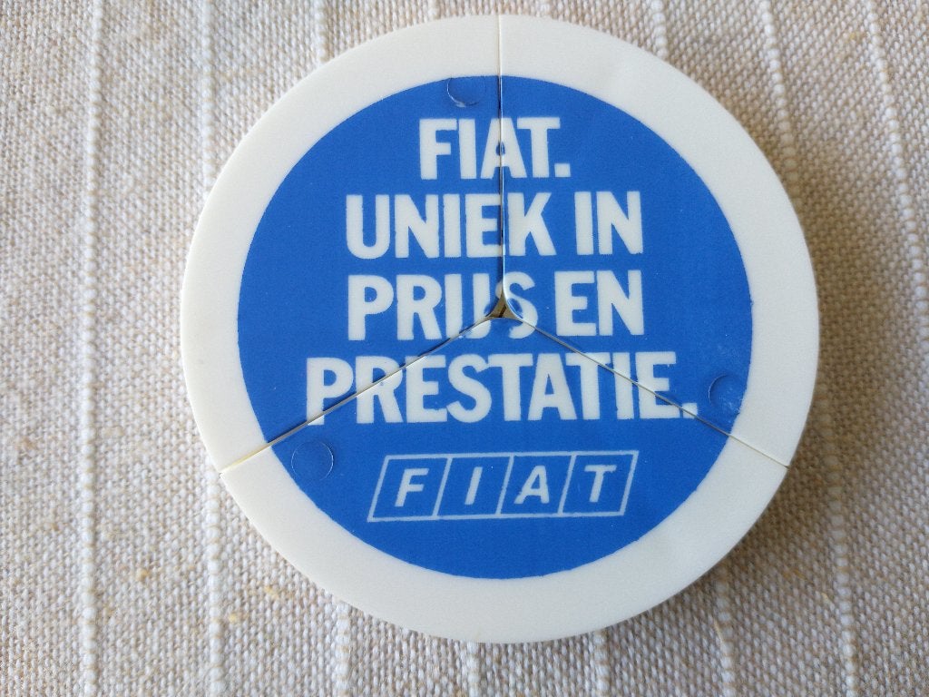 Fiat Satellietpuzzel 3 stukken, Ophalen of Verzenden, Zo goed als nieuw, Auto's