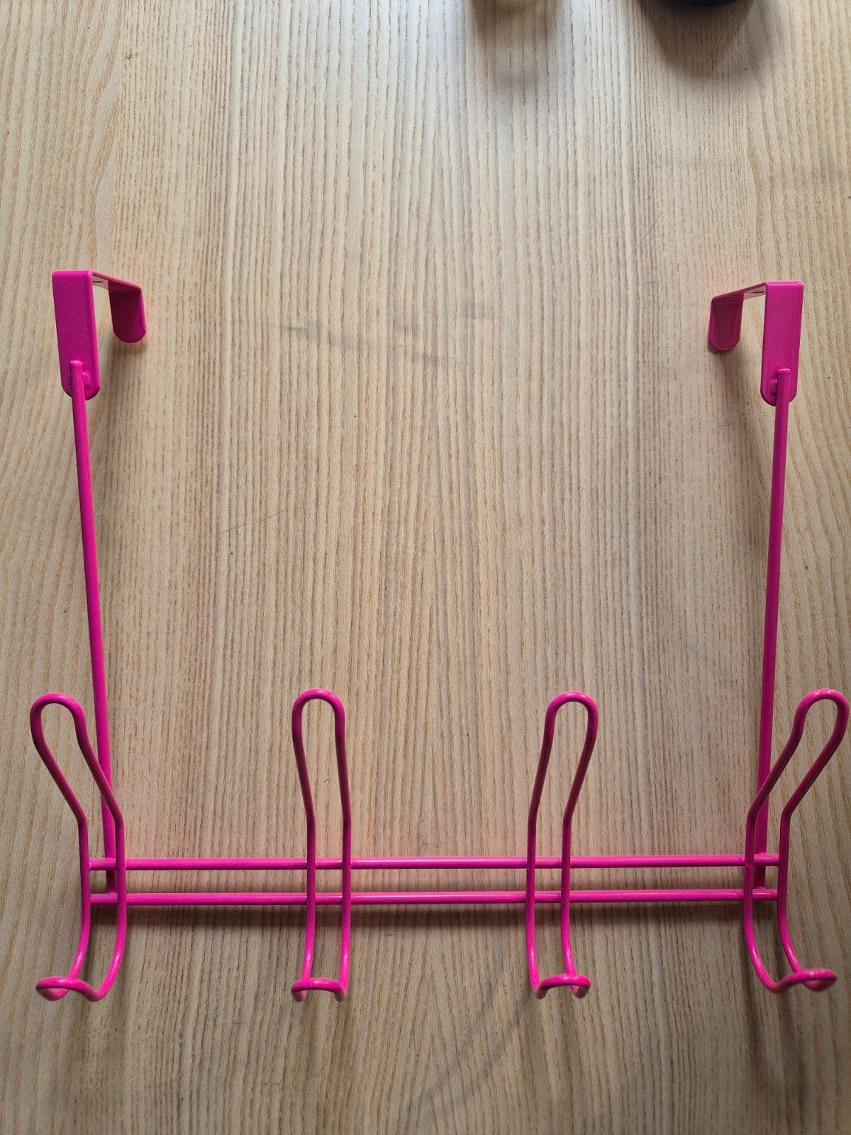 Roze deurrek voor kleding of tassen, Ophalen, Gebruikt, Metaal, Overige typen