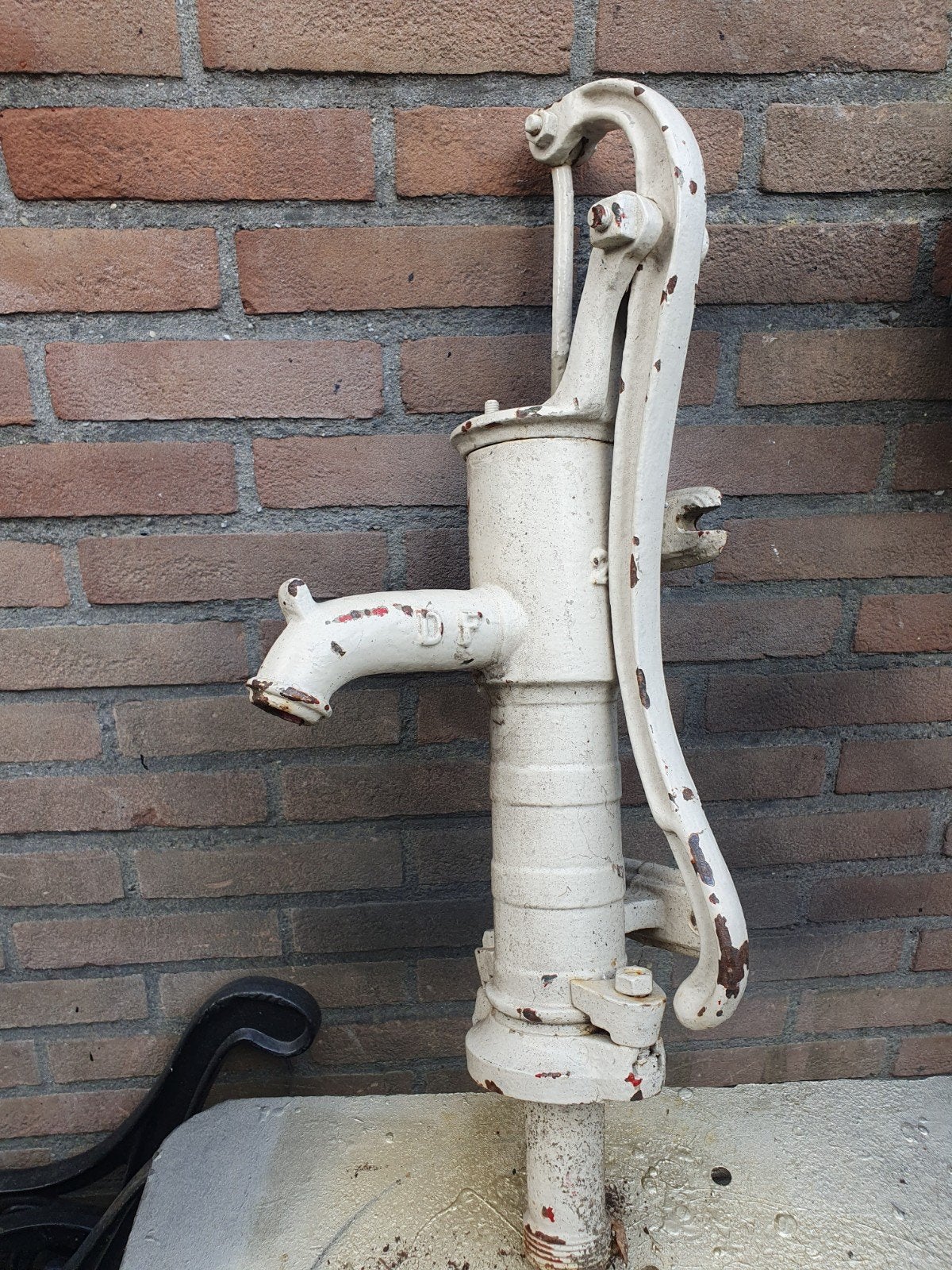 Antieke handwaterpomp - gietijzer, Ophalen, Gebruikt, Handmatig, Overige typen