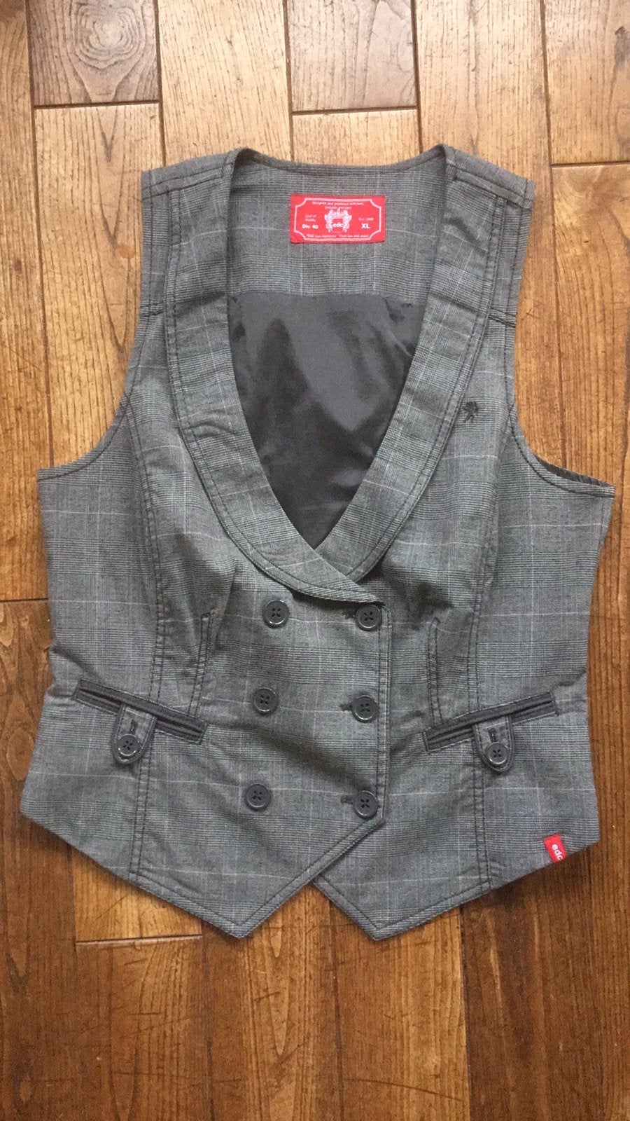 EDC Esprit ruiten gilet maat XL / 42  *nieuw*, Maat 46/48 (XL) of groter, Nieuw, Ophalen of Verzenden, Zonder mouw