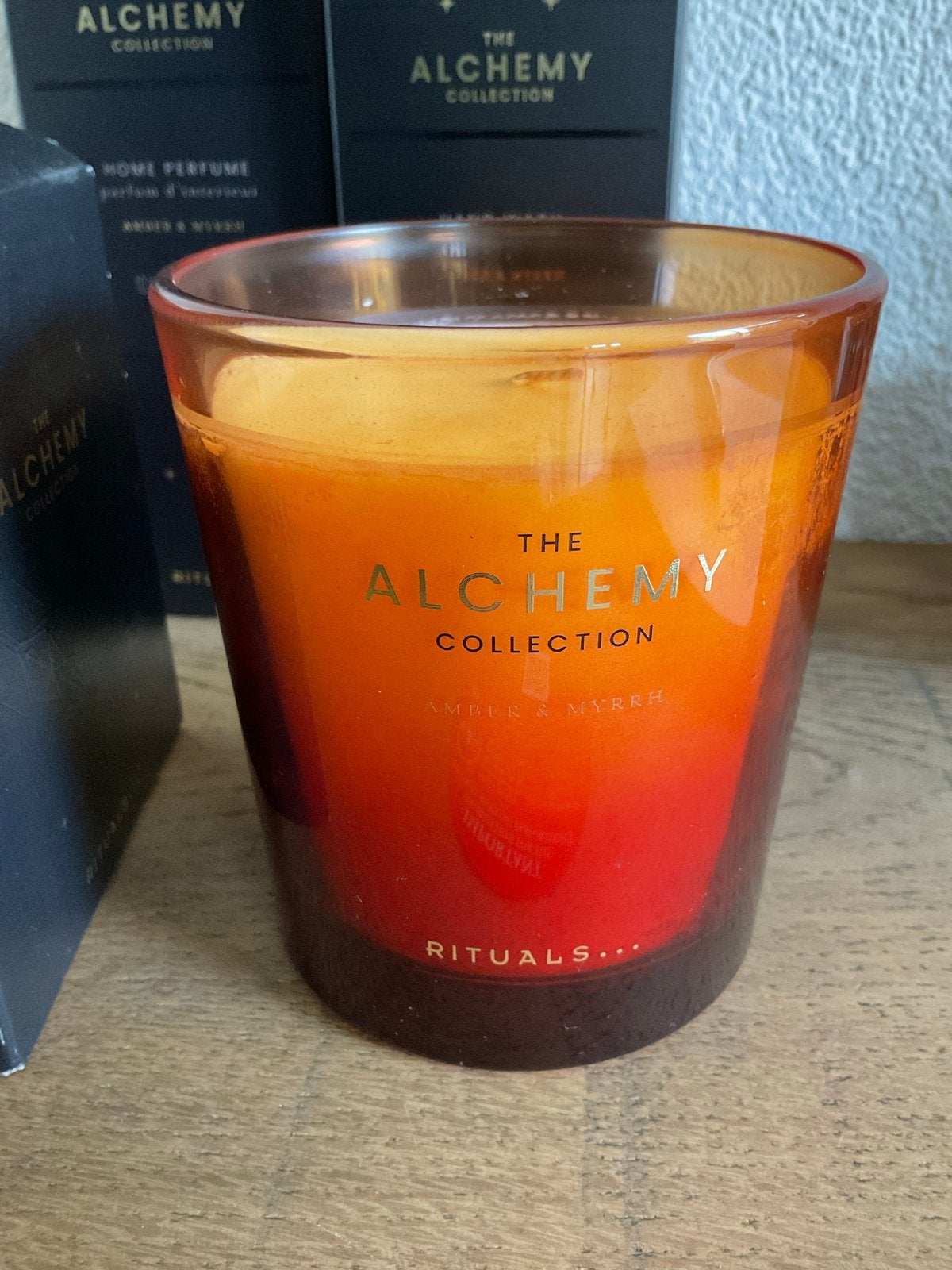 Rituals The Alchemy Collection Amber & Myrrh Geurkaars, Ophalen of Verzenden, Nieuw, Oranje, Glas