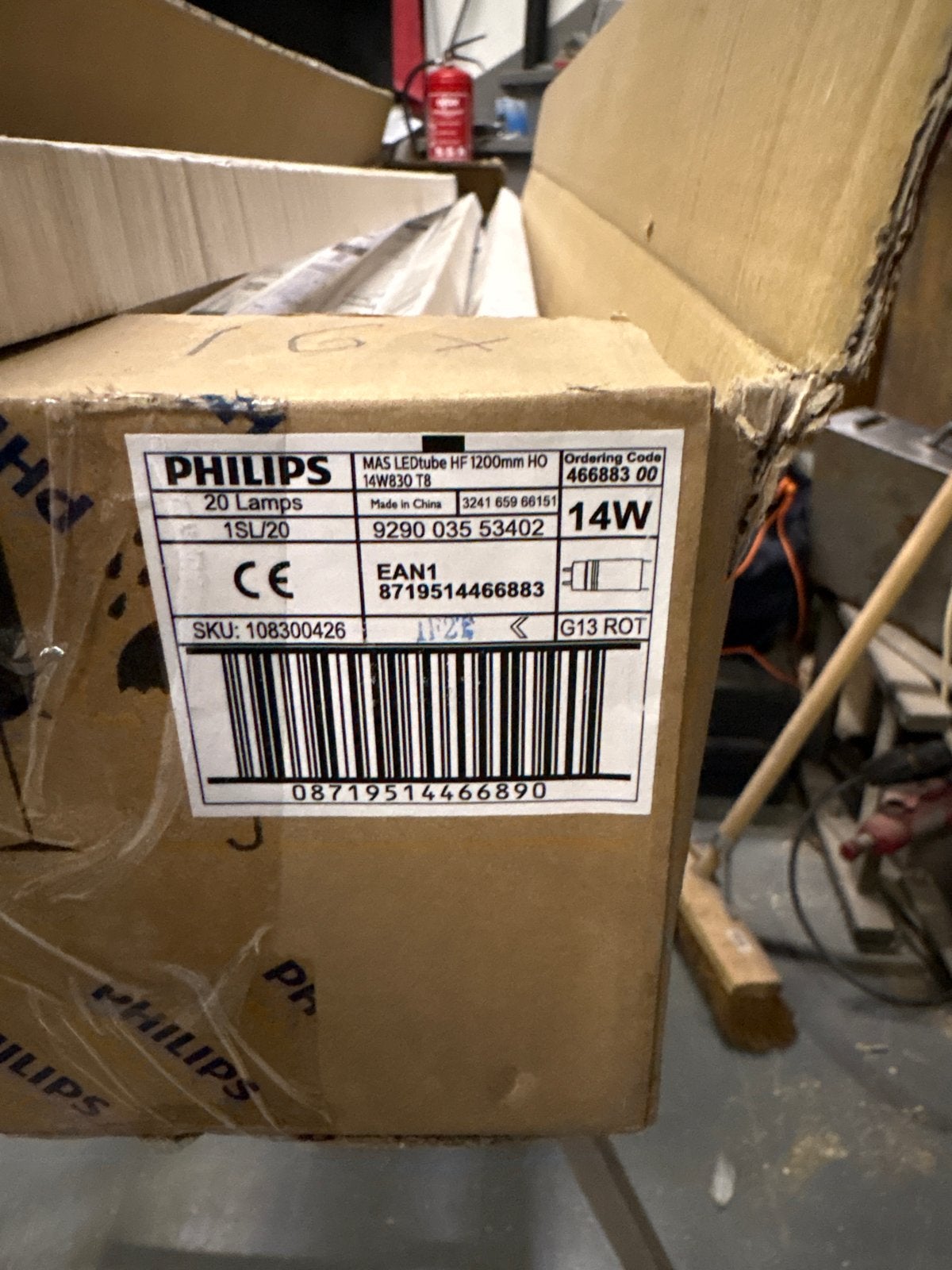 16x Philips LEDtube T8 G13 14W 830 1300mm 2000lm InstantFit, Ophalen of Verzenden, Nieuw