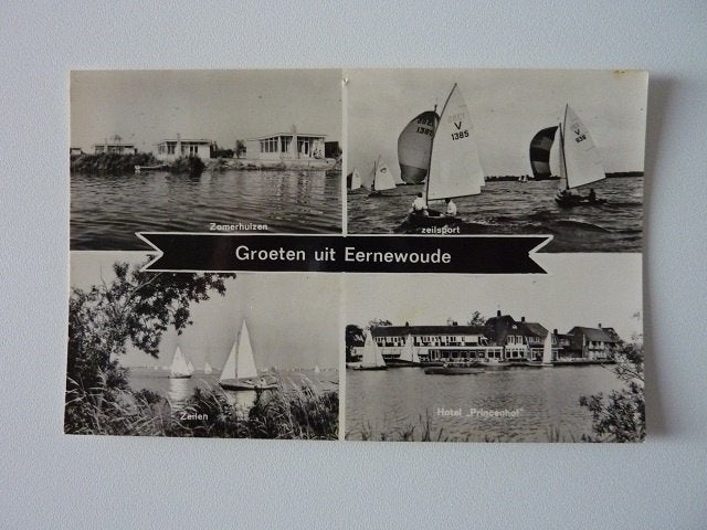 1971 EERNEWOUDE zomerhuizen hotel Princenhof, Ophalen, 1960 tot 1980, Gelopen, Friesland