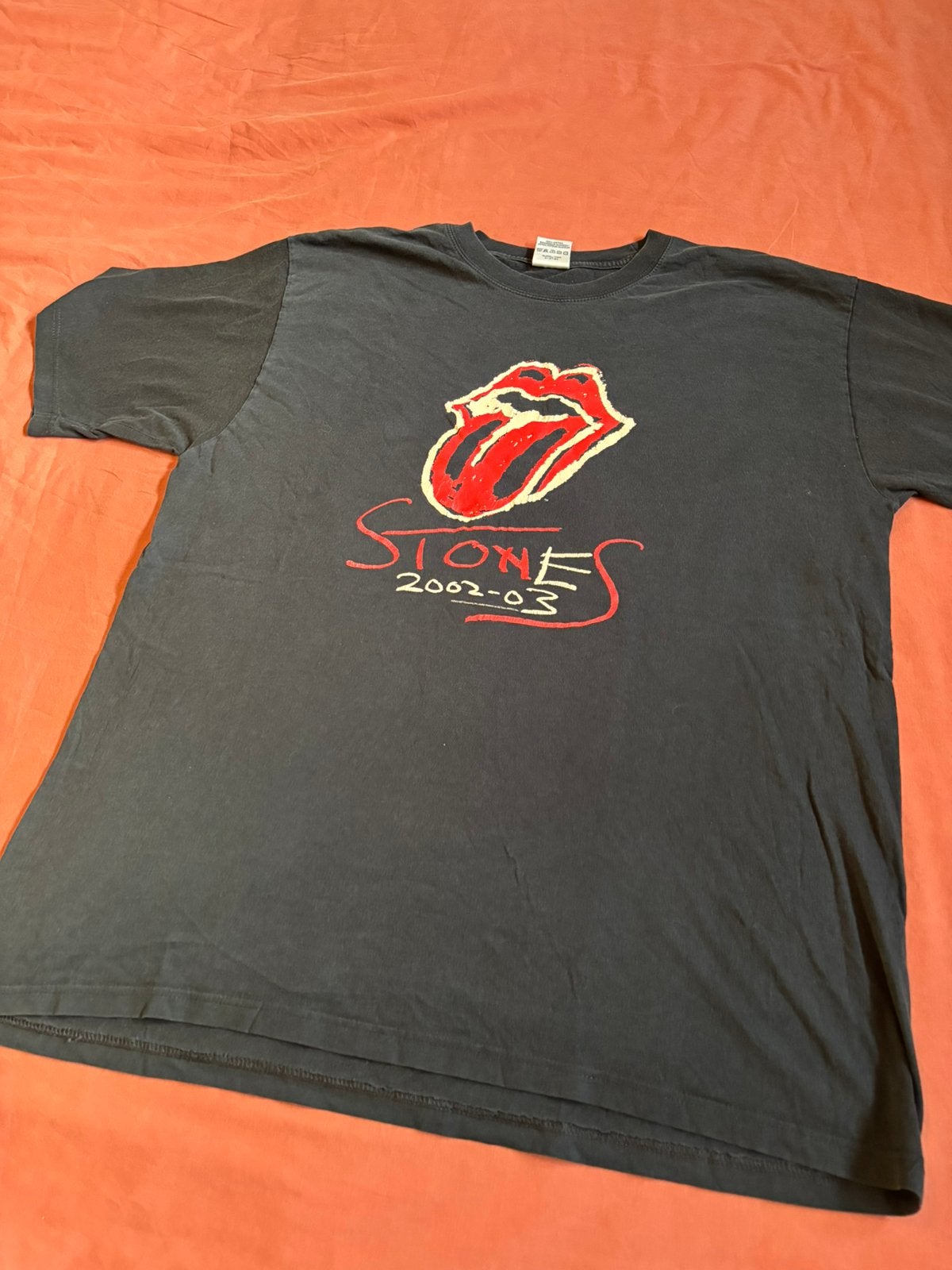 Origineel Rolling Stones Licks Tour 2002/03 vintage shirt, Kleding | Heren, Ophalen of Verzenden, Gedragen, Maat 56/58 (XL), Zwart